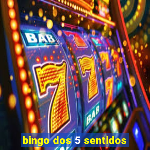 bingo dos 5 sentidos